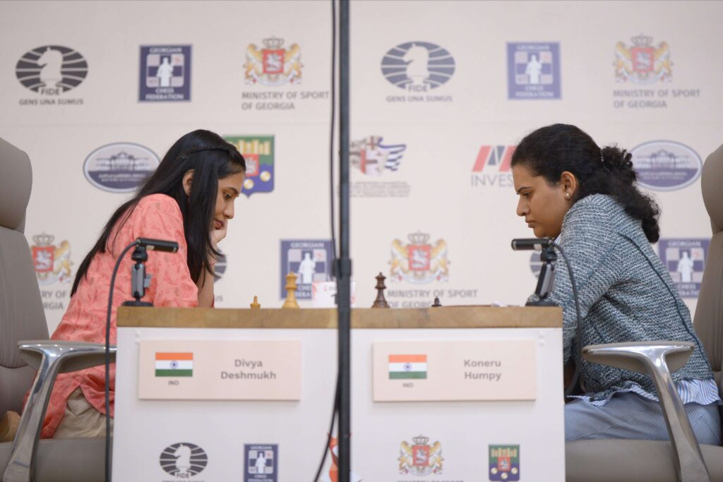 divya deshmukh and Koneru Humpy