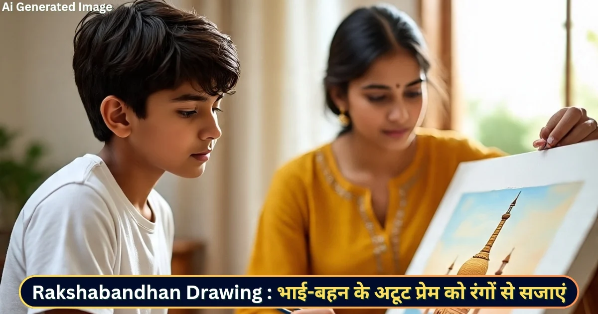 Raksha Bandhan Drawing 2025