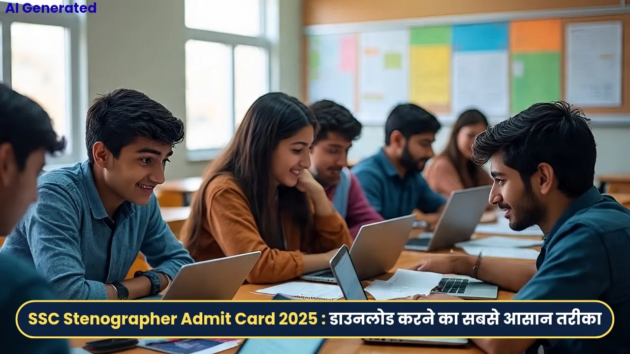 ssc stenographer admit card 2025