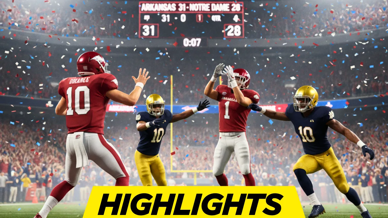 Arkansas Football vs Notre Dame A Dominating Performance by the Irish