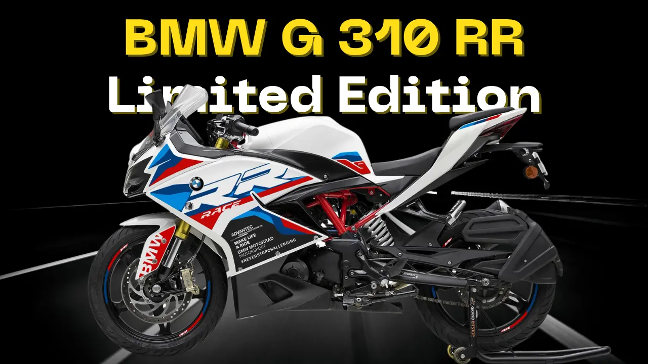 BMW G 310 RR Limited Edition: Features, Price and Availability