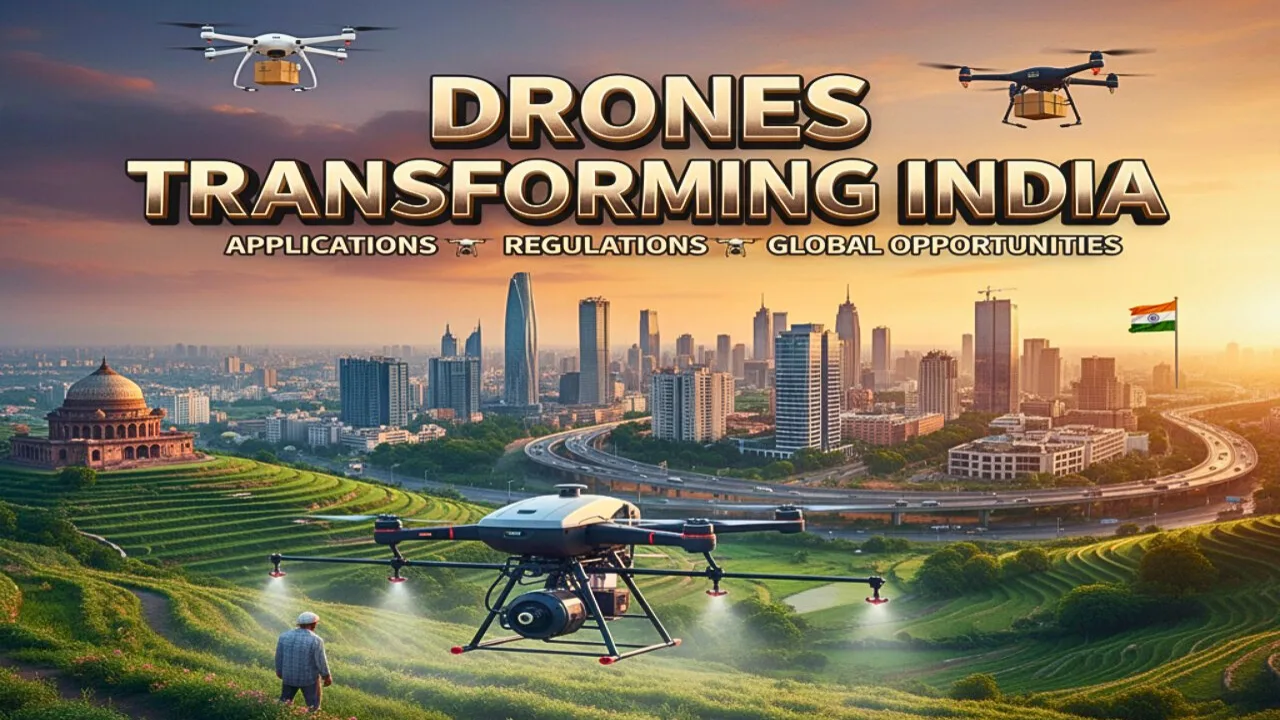 How Drones Are Transforming India in 2025 Applications, Regulations, and Global Opportunities