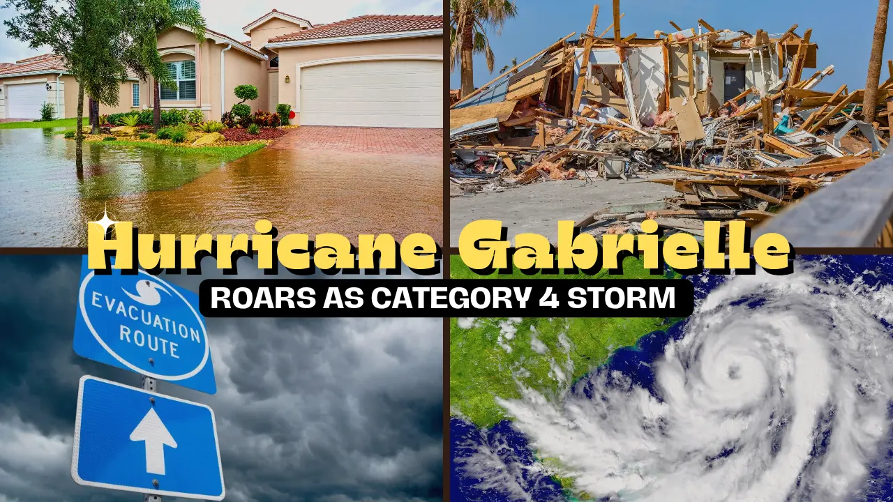 Hurricane Gabrielle Roars as Category 4 Storm: UK and Portugal on High Alert