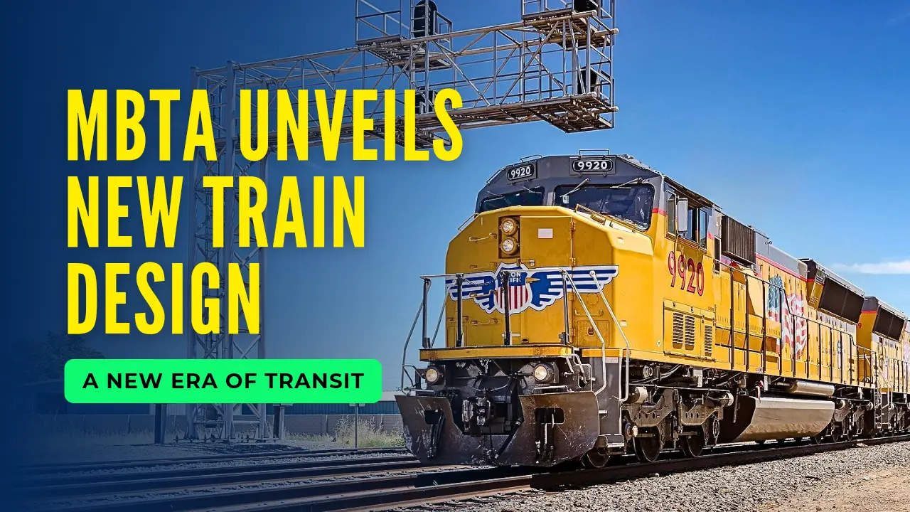 MBTA Unveils New Train Design A Glimpse into the Future