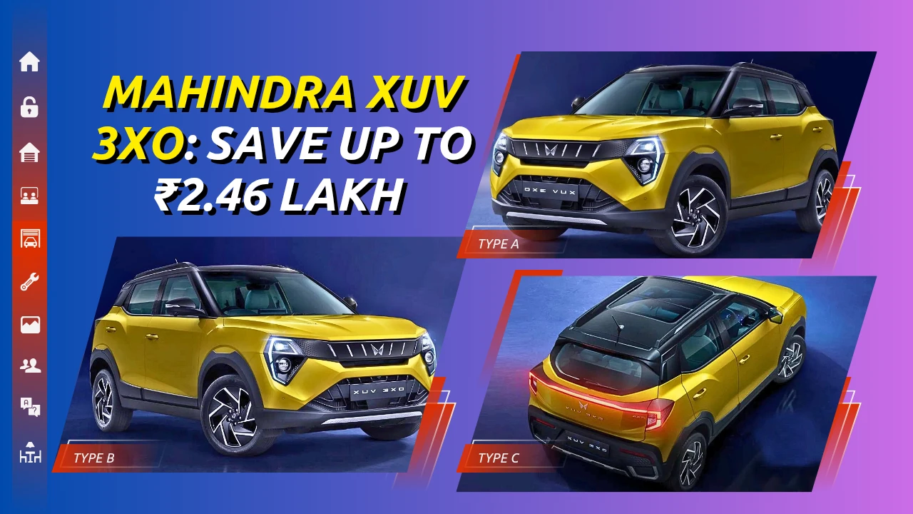 Mahindra XUV 3XO Becomes More Affordable Save Up to ₹2.46 Lakh After GST Rate Cut
