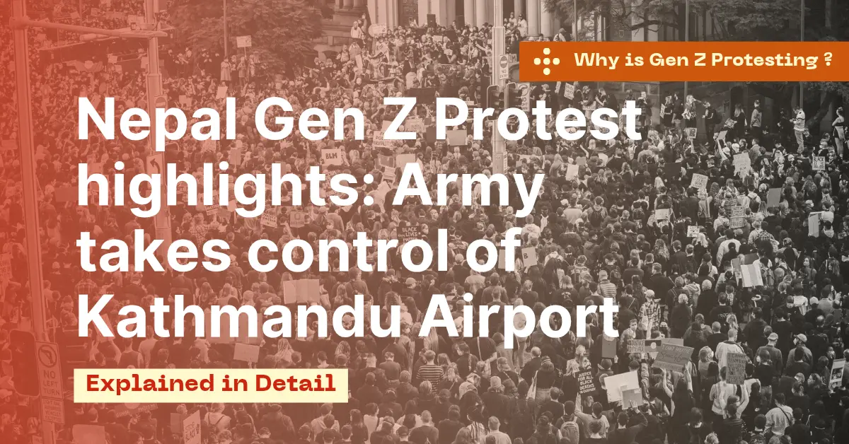 Nepal Gen Z Protest 2025 Army Takes Control of Kathmandu Airport Amidst Crisis