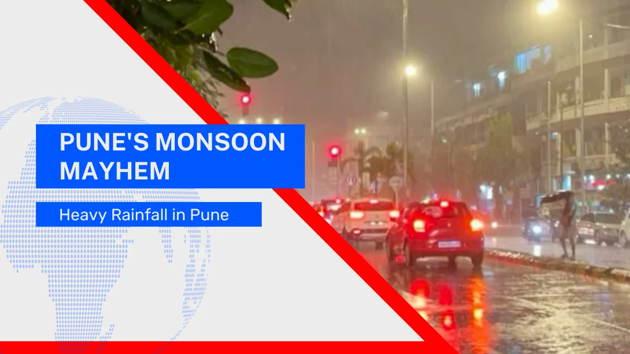 Pune's Monsoon Mayhem Navigating Heavy Rainfall in Pune