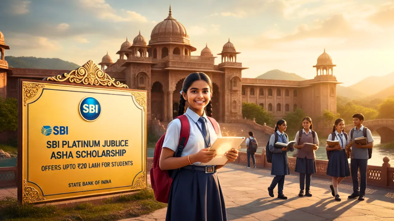 SBI Platinum Jubilee Asha Scholarship offers upto ₹20 lakh for students Apply before Nov 15