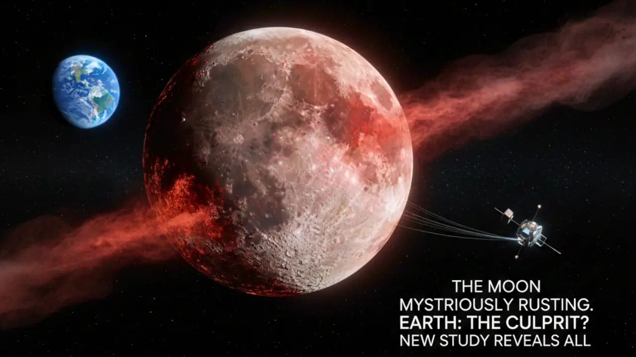 Is the Moon Mysteriously Rusting? A New Study Says Earth Is to Blame