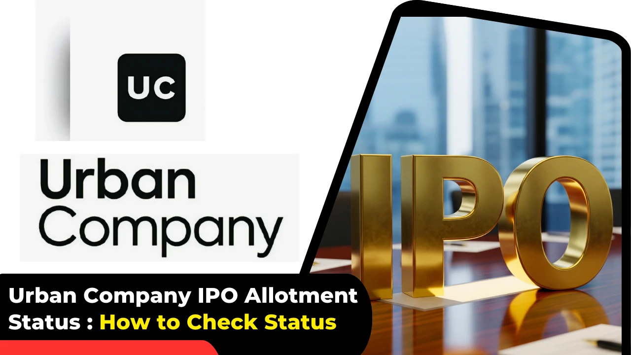 Urban Company IPO Allotment Status How to Check Status