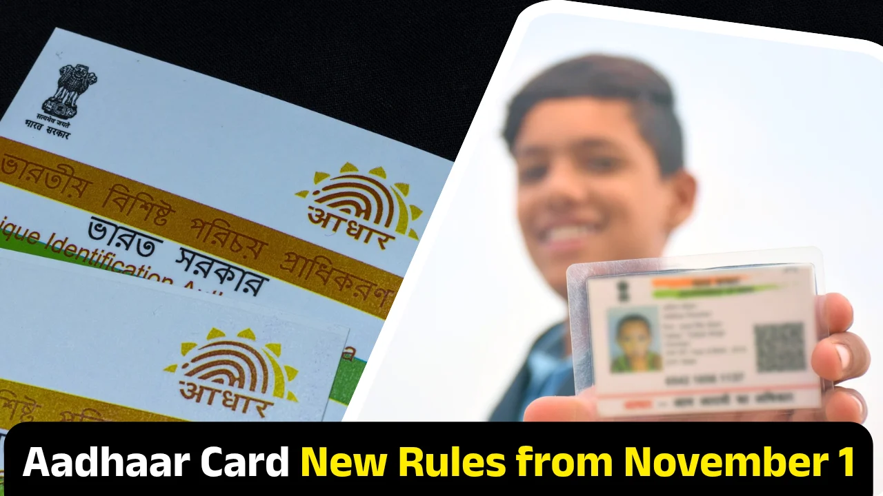 Aadhaar Card Update Gets Easier UIDAI’s Big Digital Overhaul from November 1