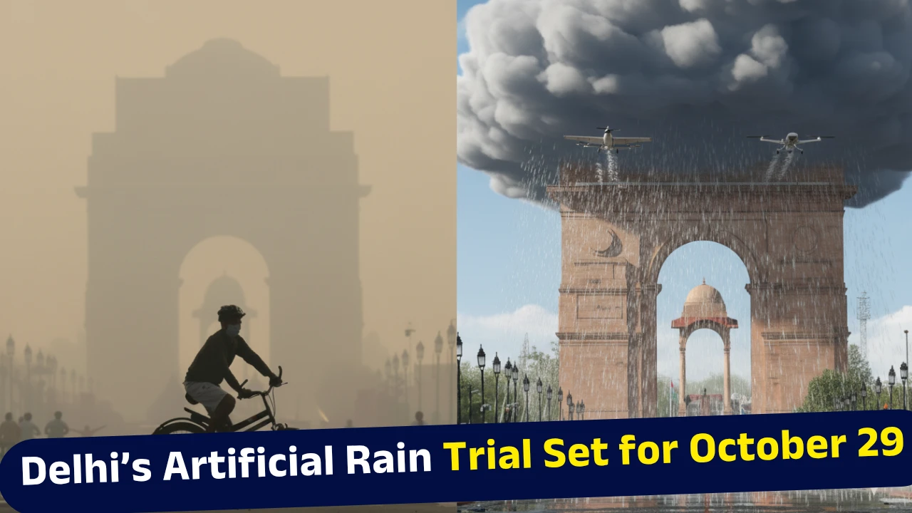 Artificial Rain in delhi with Cloud Seeding