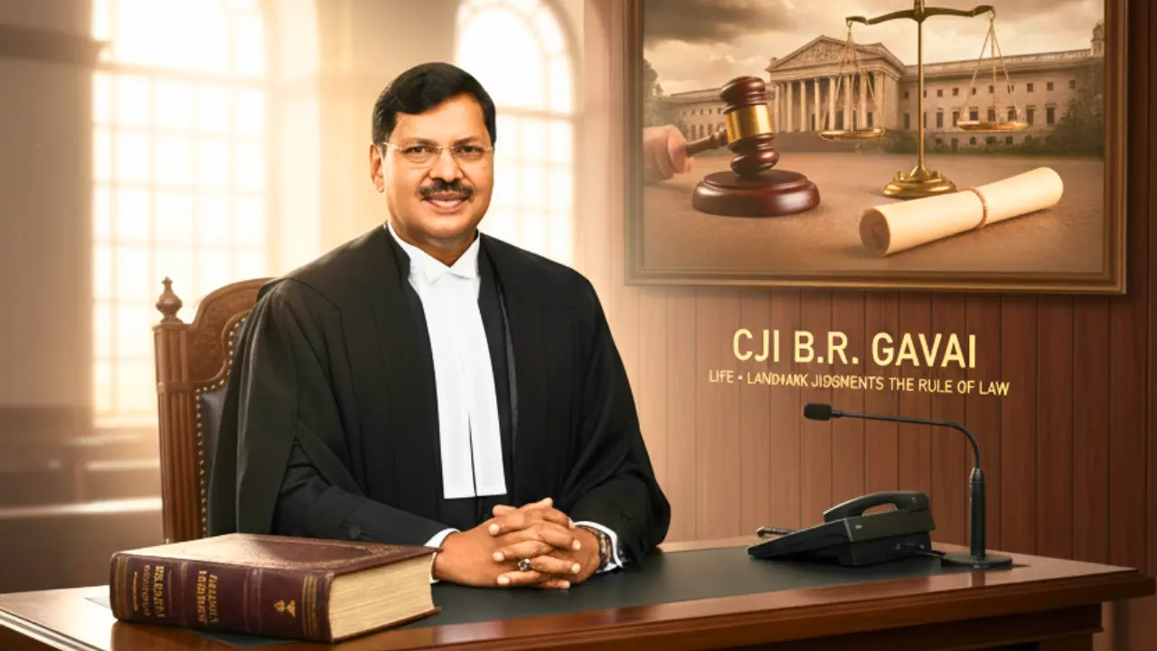 CJI B.R. Gavai Life, Landmark Judgments, and Upholding the Rule of Law