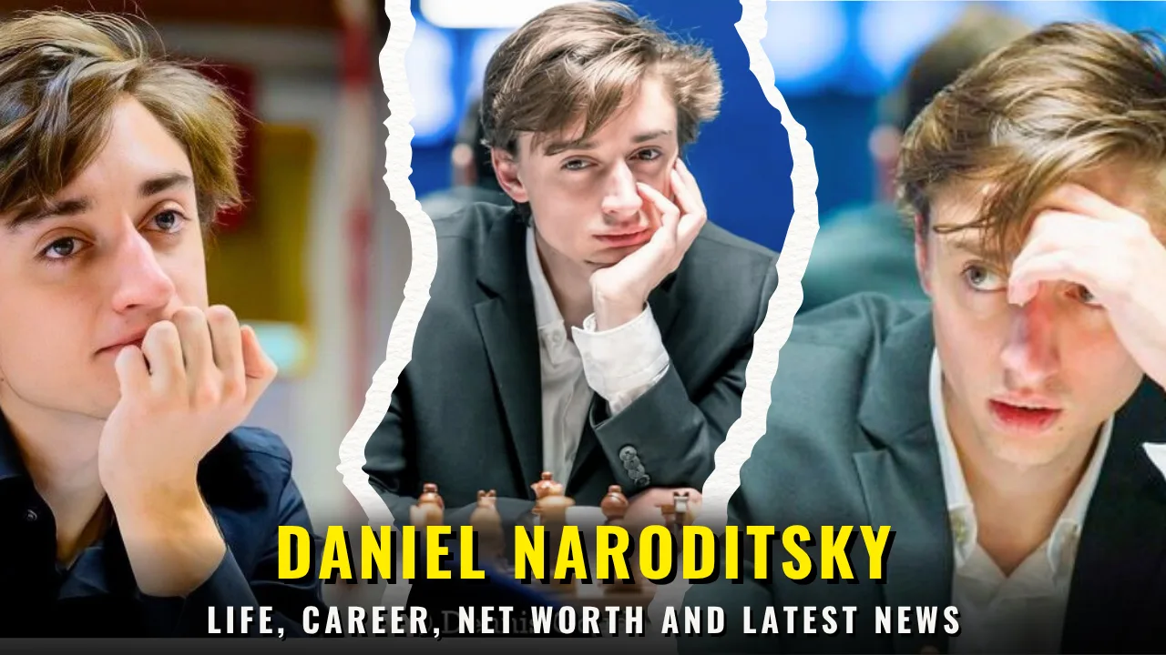 Chess grandmaster Daniel Naroditsky featured.