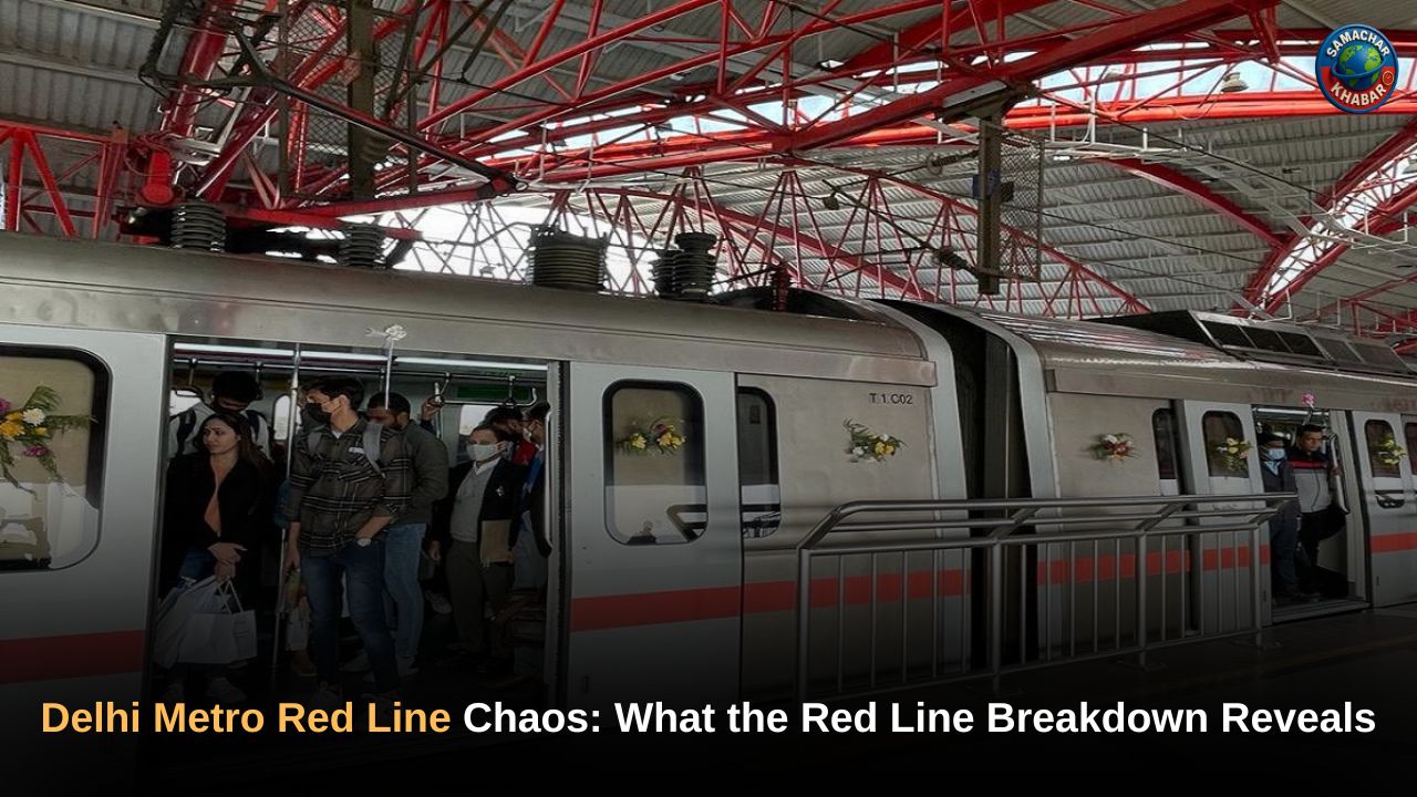 Delhi Metro Red Line Chaos 90-Minute Signal Failure Brings Rush Hour to a Standstill