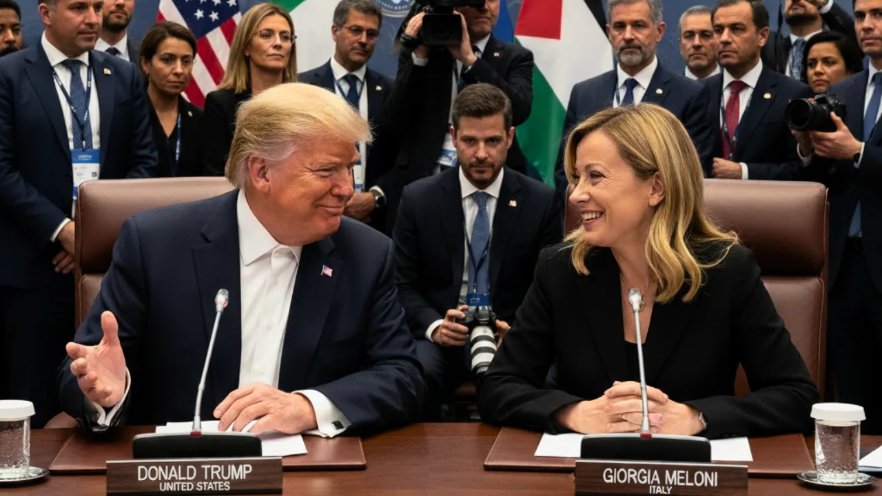 Donald Trump’s ‘Beautiful’ Remark to Italy’s Giorgia Meloni Sparks Debate at Gaza Peace Summit