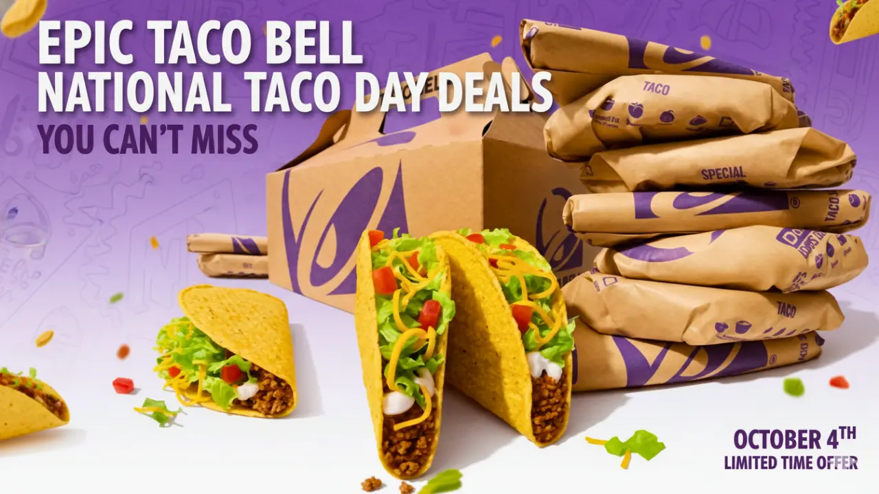 Epic Taco Bell National Taco Day Deals You Can't Miss