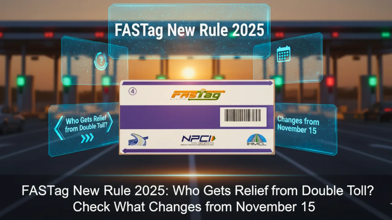 FASTag New Rule 2025 Who Gets Relief from Double Toll