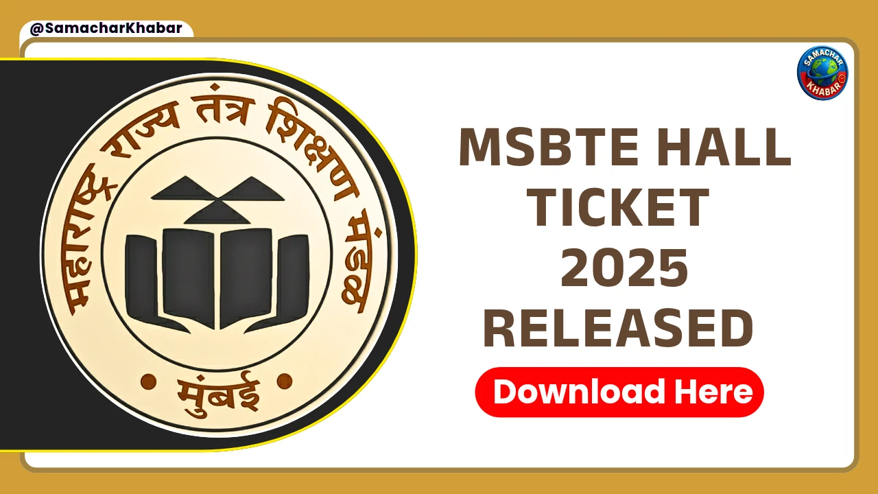 Get Your MSBTE Hall Ticket Winter 2025 Now