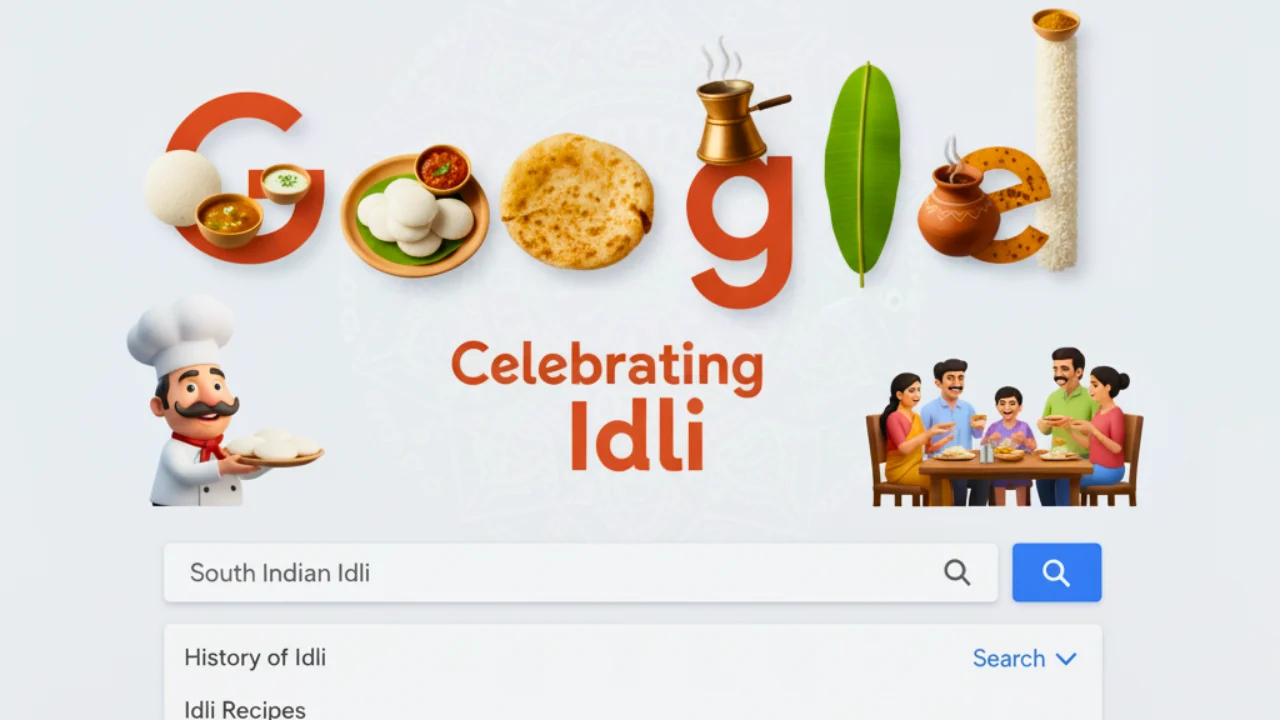 Google Celebrates Iconic South Indian Dish Idli With Special Doodle