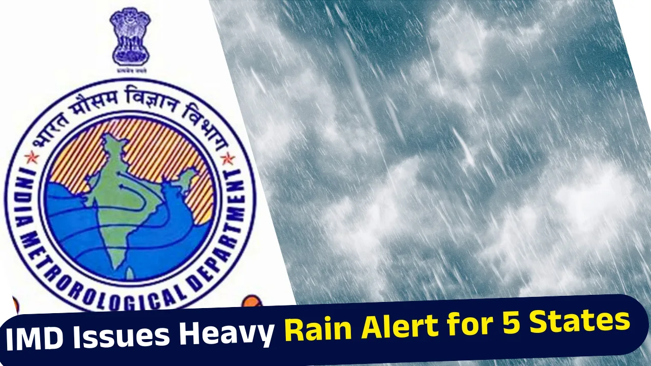 IMD Issues Heavy Rain Alert for 5 States Till October 28