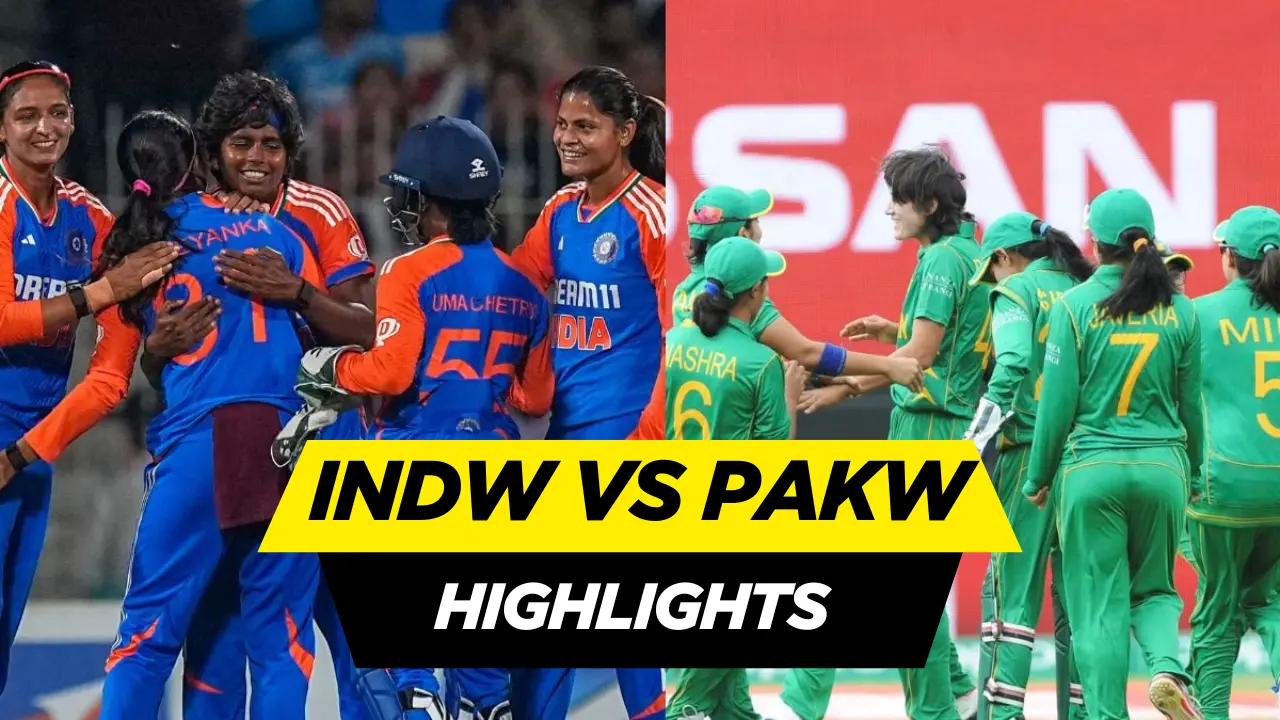 INDW vs PAKW World Cup 2025 India Clinch Thrilling 88-Run Victory