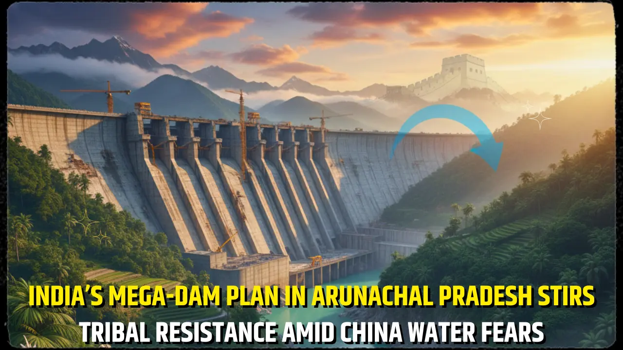 India Mega-Dam Plan in Arunachal Pradesh Stirs Tribal Resistance Amid China Water Fears