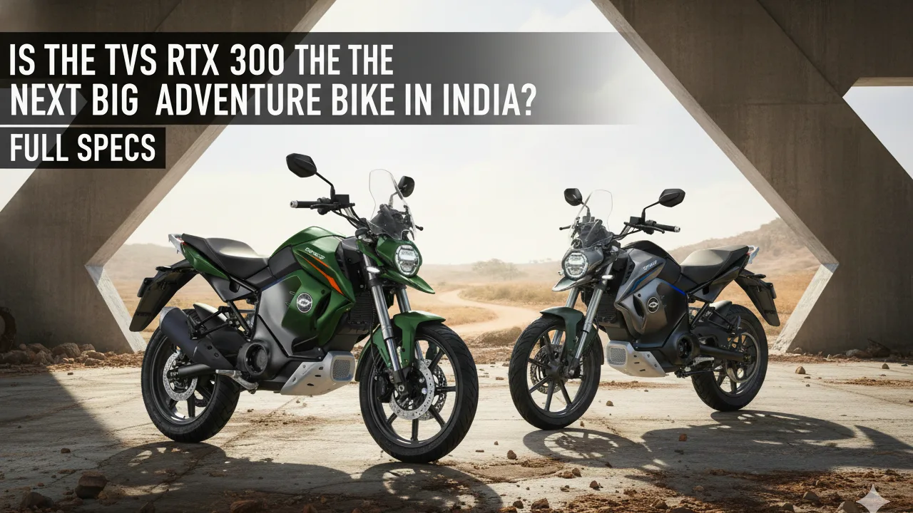 Is the TVS RTX 300 the Next Big Adventure Bike in India Full Specs
