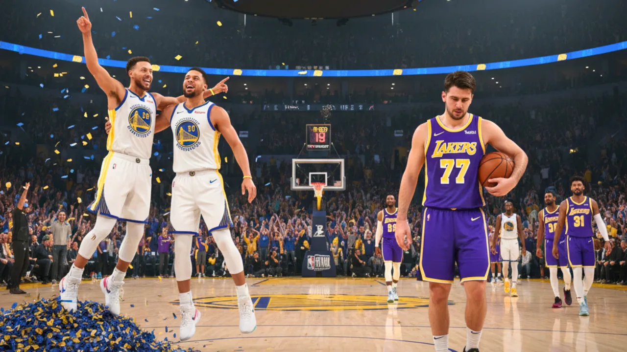 Lakers vs Warriors Warriors Dominate Lakers 119-109 in NBA Season Opener Despite Luka Dončić’s Heroics