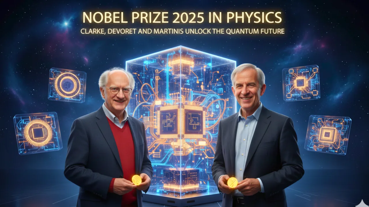 Nobel Prize 2025 in Physics Clarke, Devoret and Martinis Unlock the Quantum Future