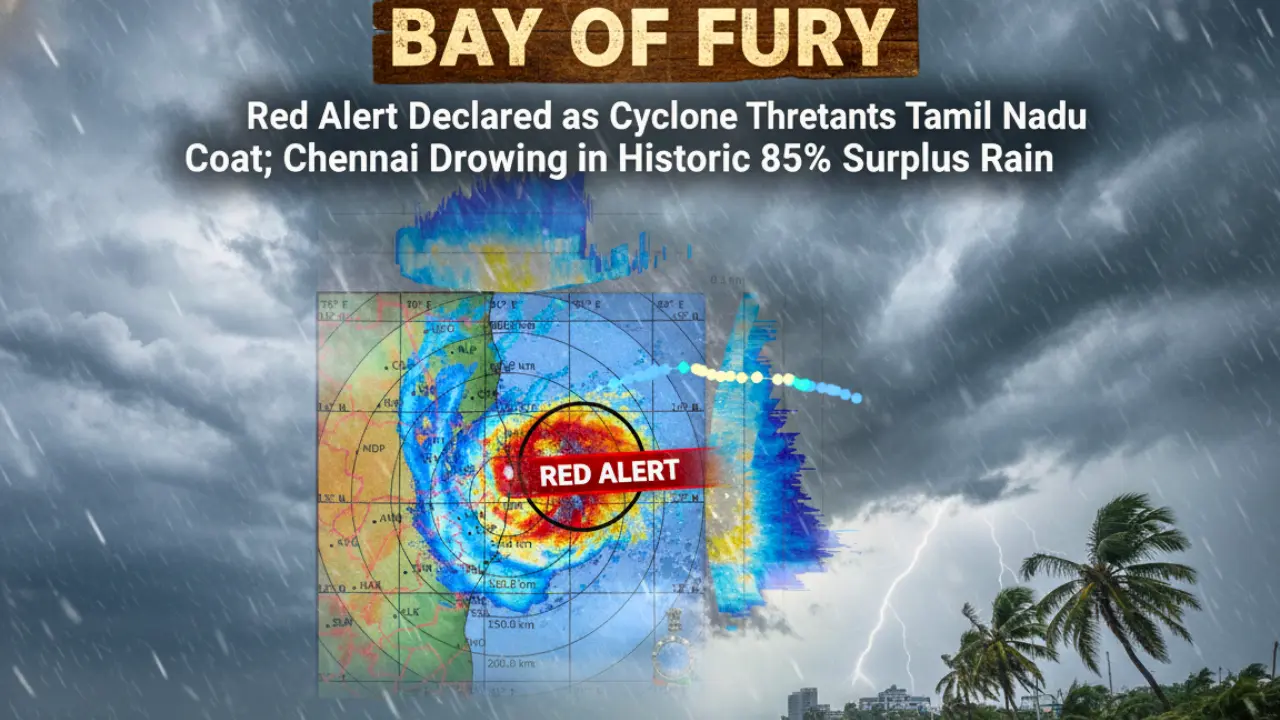 Red Alert Declared as Cyclone Threatens Tamil Nadu Coast