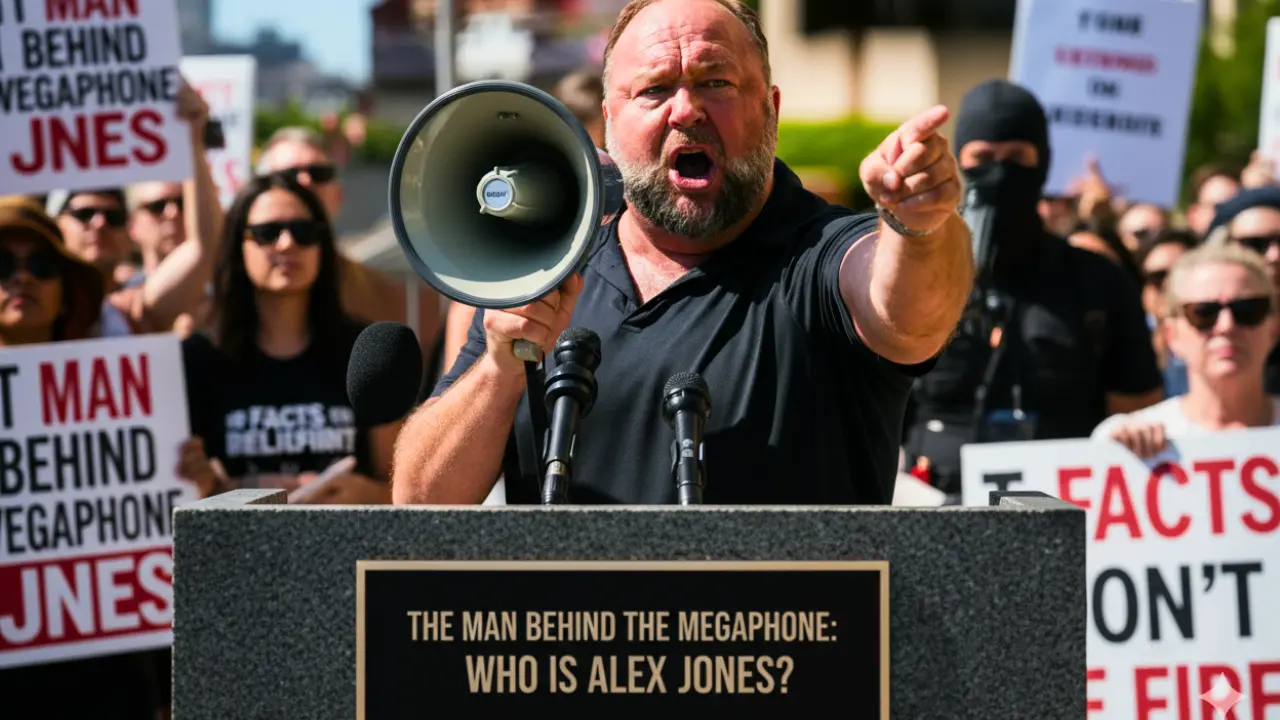 The Man Behind the Megaphone Who Is Alex Jones
