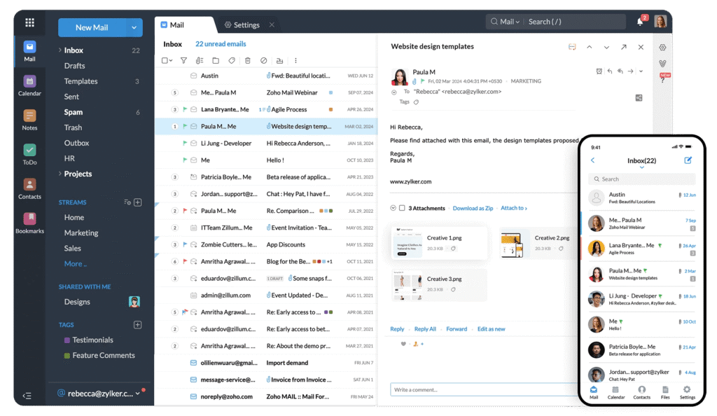Zoho Mail: Amit Shah Leads India’s Shift to Privacy-Focused, Homegrown Email 1 image 110
