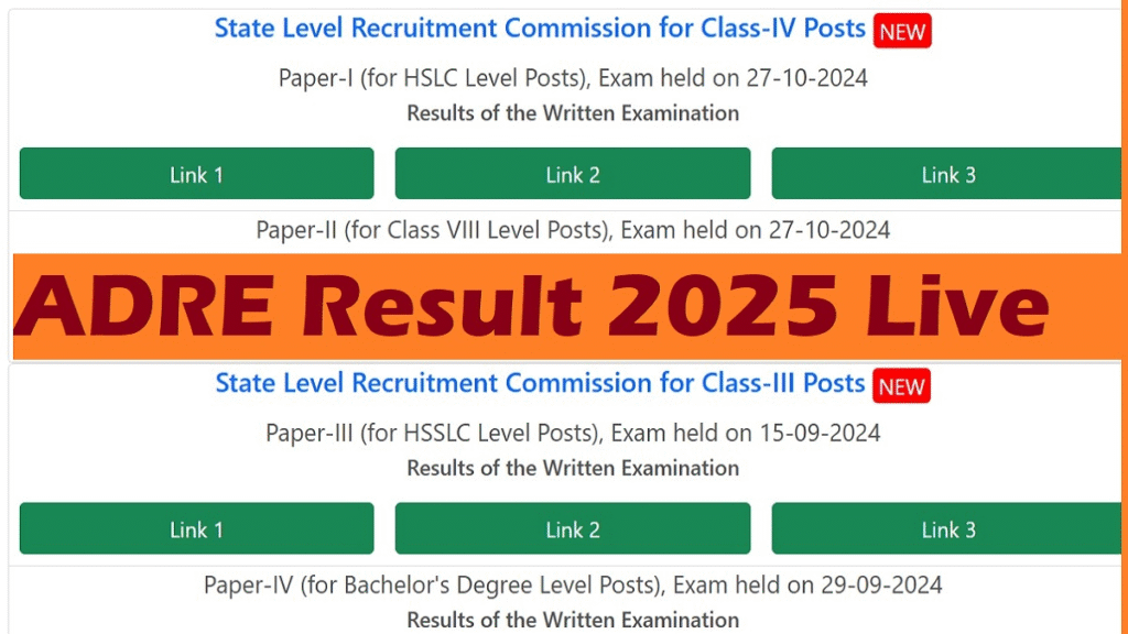 ADRE Result 2025: Your Final Step to a Government Job in Assam 1 image 128