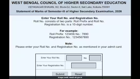WBCHSE HS 3rd Semester Result 2025-26 Out: 93.72% Students Pass, Check Scores at result.wb.gov.in 1 WB HS Result 2025 at result.wb.gov.in
