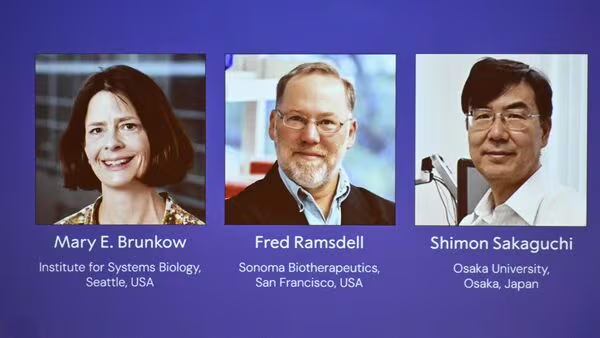 Nobel Prize 2025 Winners List: Mary Brunkow, Fred Ramsdell, Shimon Sakaguchi Lead as Announcements Begin from October 6–13 3 image 82