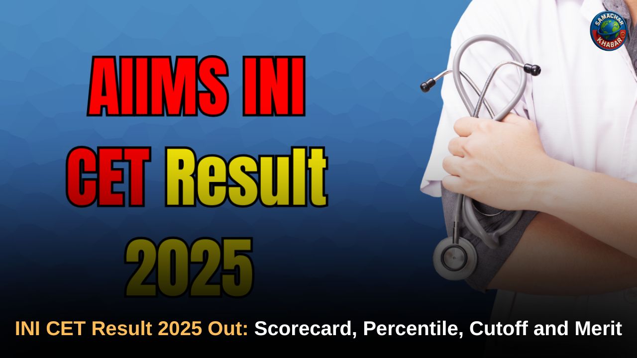 AIIMS INI CET Result 2025 Out Check Scorecard, Percentile & Merit List at AIIMS