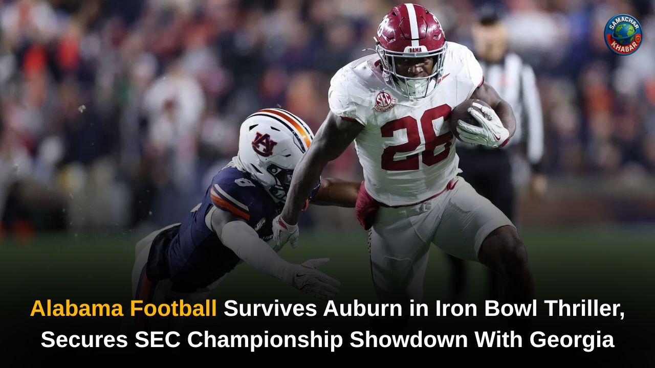 Alabama Football Survives Auburn in Iron Bowl Thriller, Secures SEC Championship Showdown With Georgia