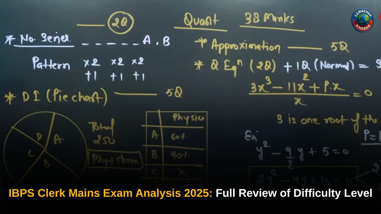 IBPS Clerk Mains Exam Analysis 2025 Full Review of Difficulty Level