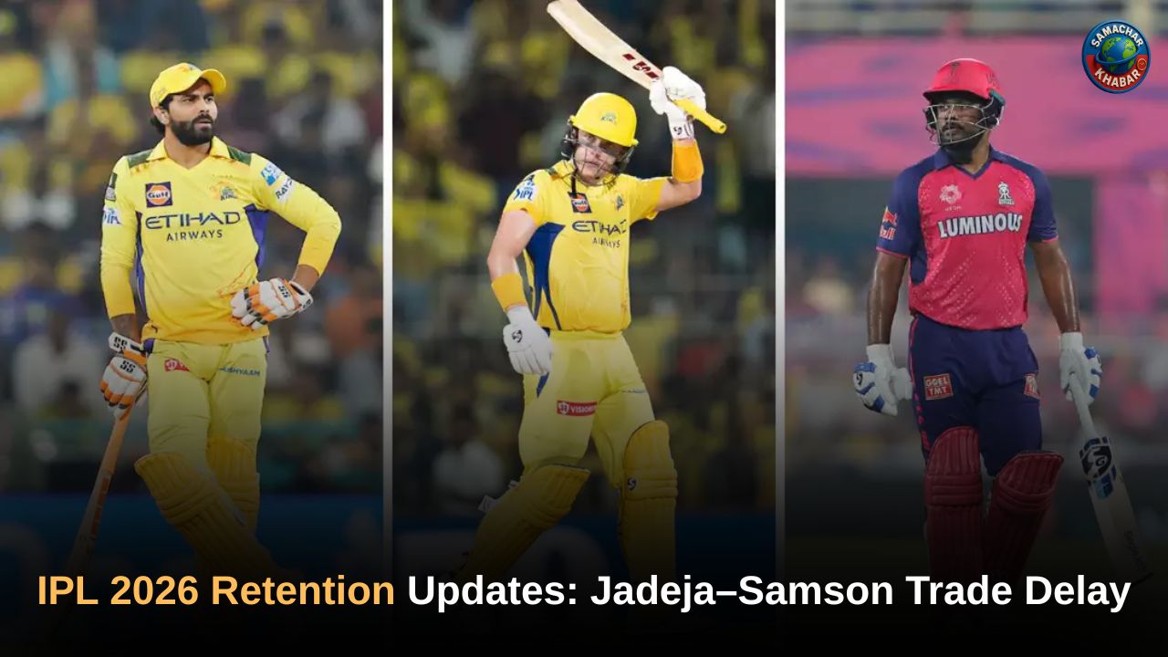IPL 2026 Retention Live Updates: Jadeja–Samson Trade Delay