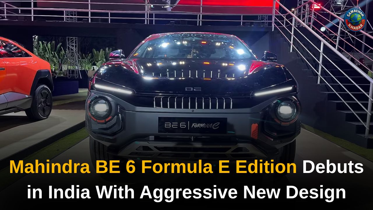 Mahindra BE 6 Formula E Edition Debuts in India With Aggressive New Design