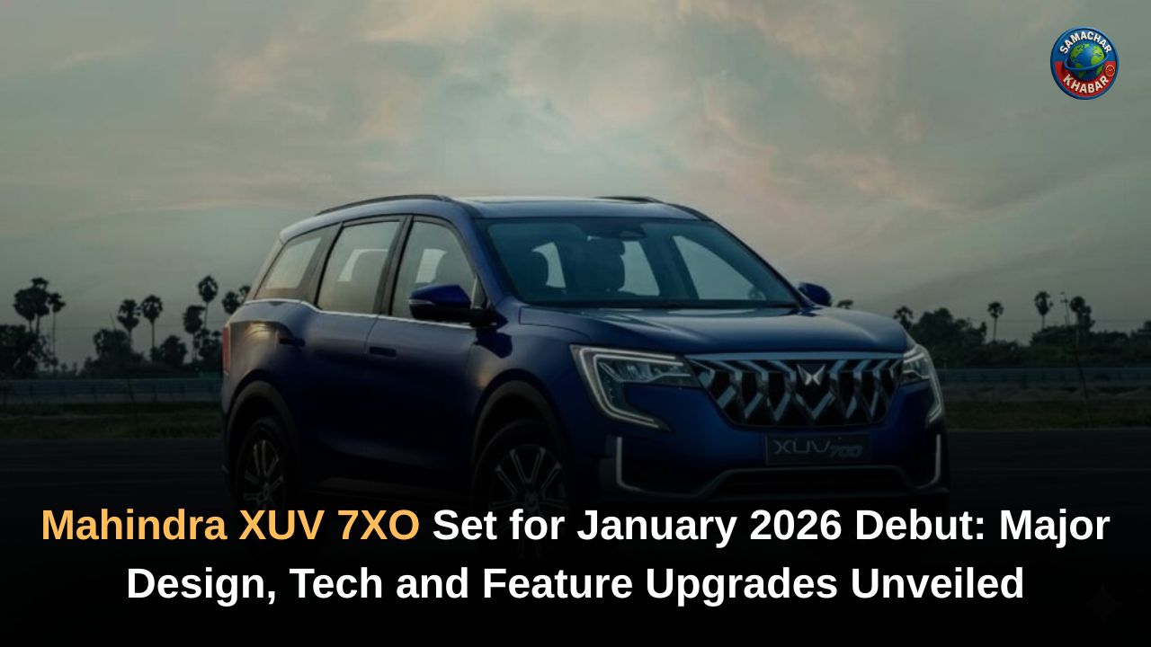 Mahindra XUV 7XO Set for January 2026 Debut