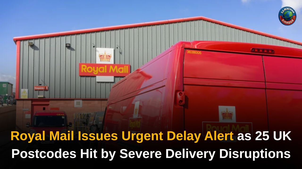 Royal Mail Issues Urgent Delay Alert as 25 UK Postcodes Hit by Severe Delivery