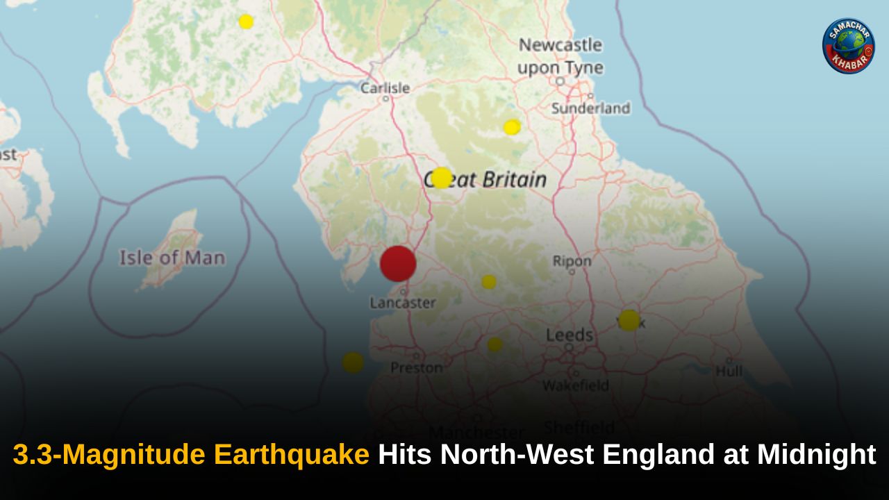3.3-Magnitude Earthquake Hits North-West England at Midnight