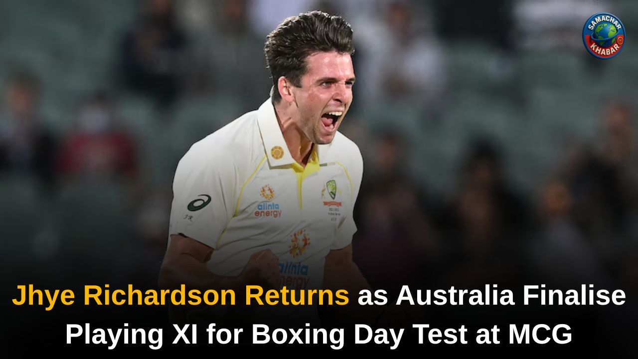 Jhye Richardson Returns as Australia Finalise Playing XI for Boxing Day Test at MCG