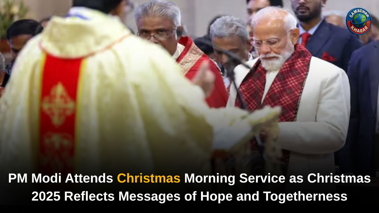 PM Modi Attends Christmas Morning Service as Christmas 2025 Reflects Messages of Hope and Togetherness