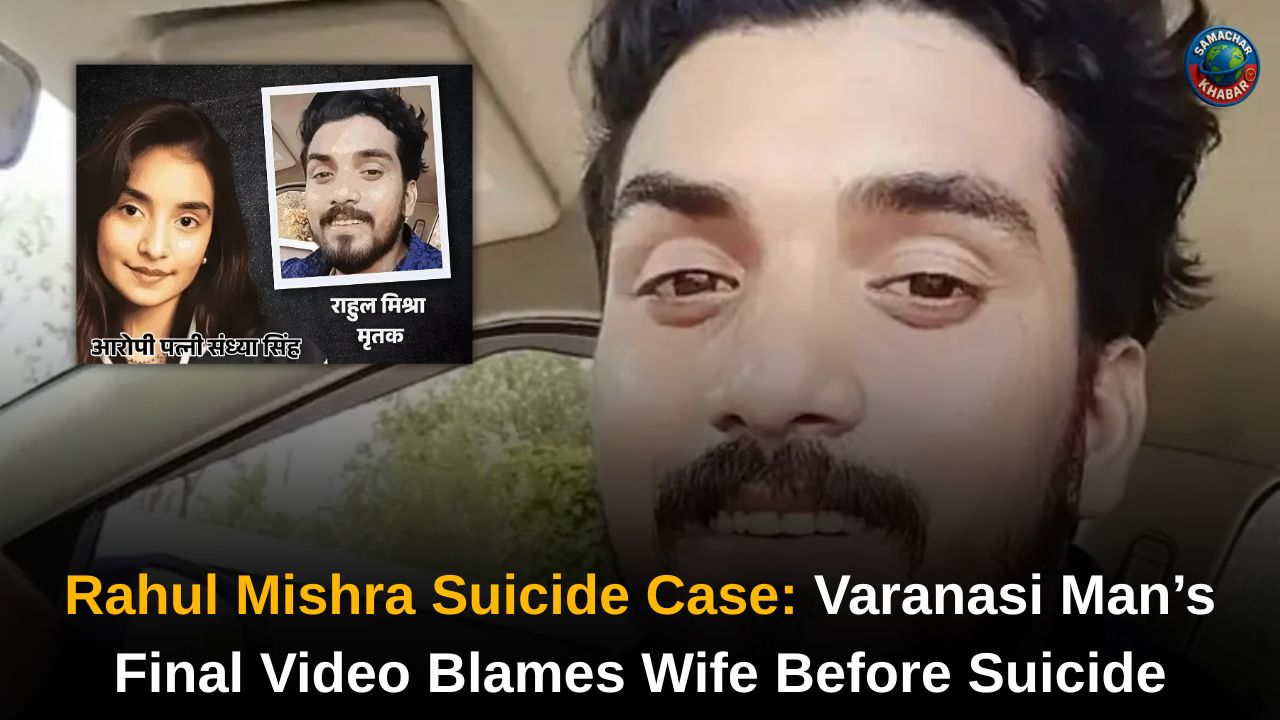 Rahul Mishra Suicide Case Varanasi Man’s Final Video Blames Wife Before Suicide