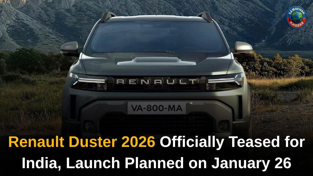 Renault Duster 2026 Officially Teased for India, Launch Planned on January 26