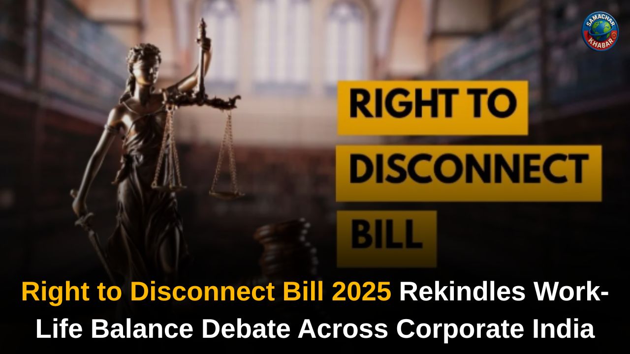 Right to Disconnect Bill 2025 Rekindles Work-Life Balance Debate Across Corporate India