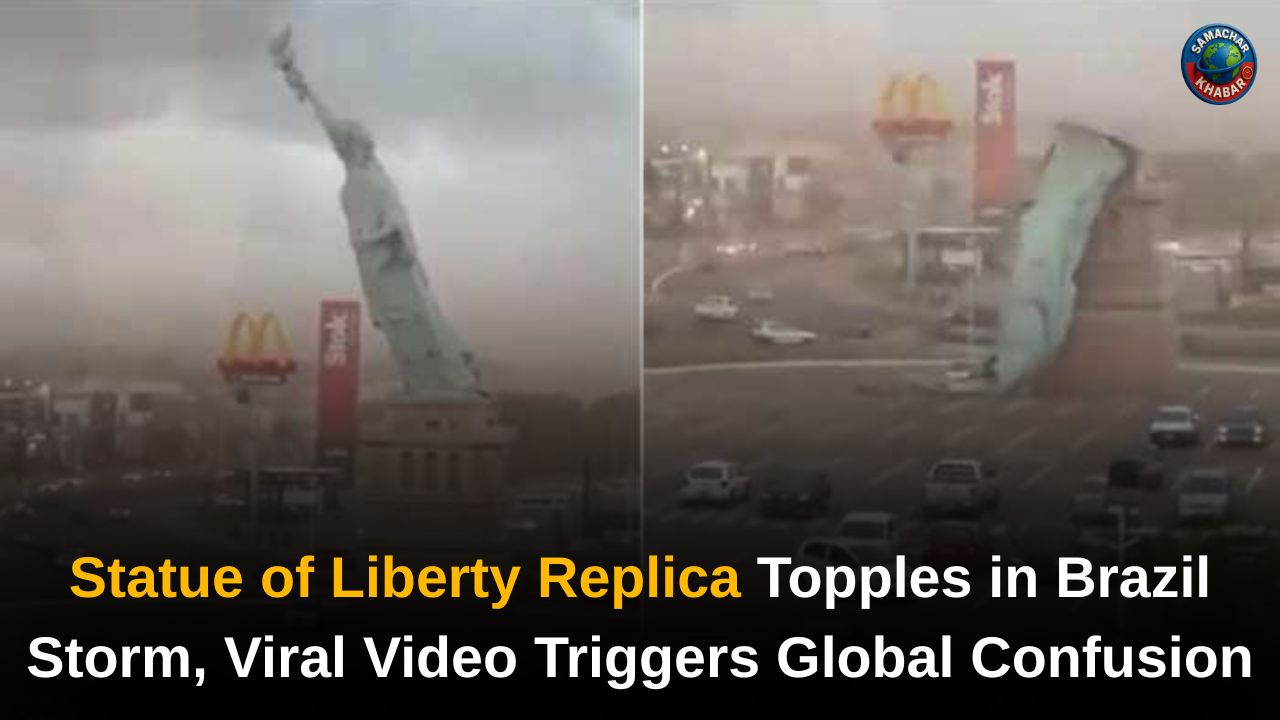 Statue of Liberty Replica Topples in Brazil Storm Fact Check